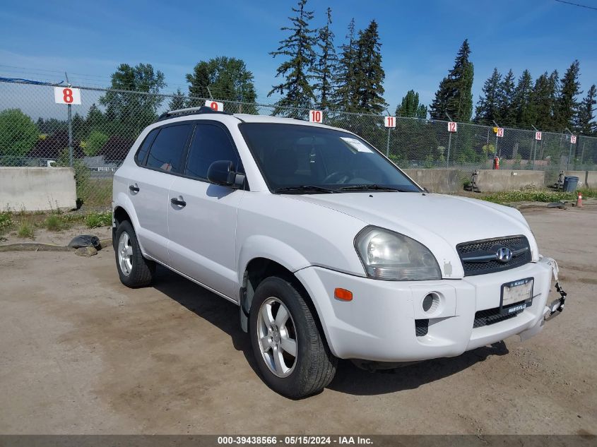 2007 Hyundai Tucson Gls VIN: KM8JM12B97U562622 Lot: 39438566