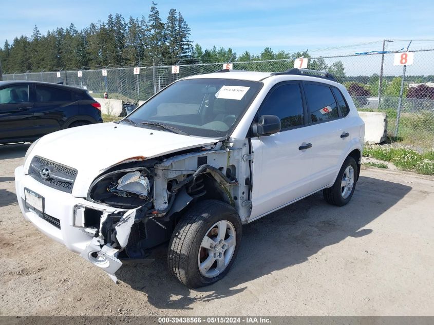 2007 Hyundai Tucson Gls VIN: KM8JM12B97U562622 Lot: 39438566