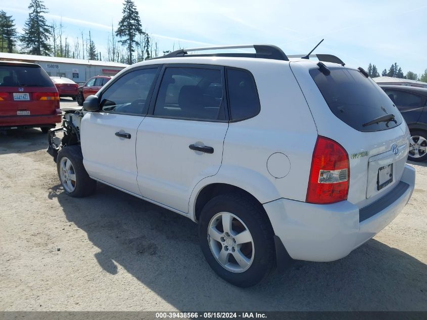 2007 Hyundai Tucson Gls VIN: KM8JM12B97U562622 Lot: 39438566