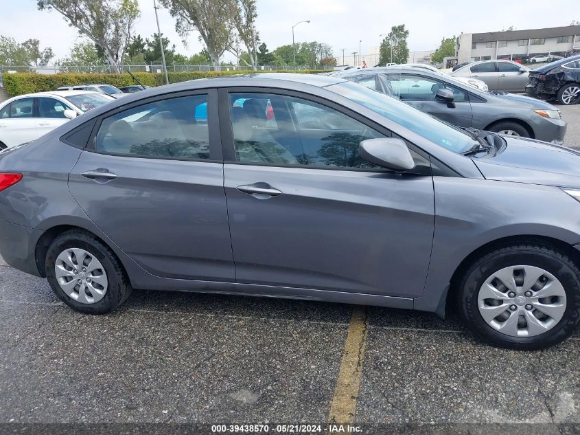 2016 Hyundai Accent Se VIN: KMHCT4AE8GU121489 Lot: 39438570