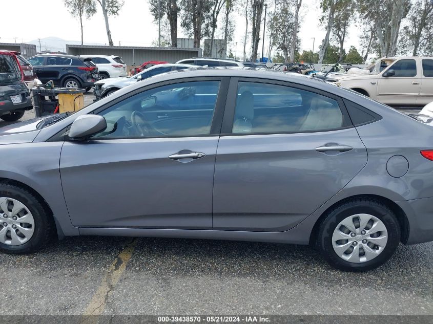 2016 Hyundai Accent Se VIN: KMHCT4AE8GU121489 Lot: 39438570