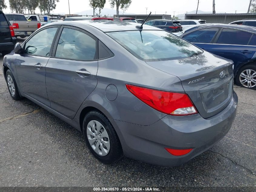 2016 Hyundai Accent Se VIN: KMHCT4AE8GU121489 Lot: 39438570