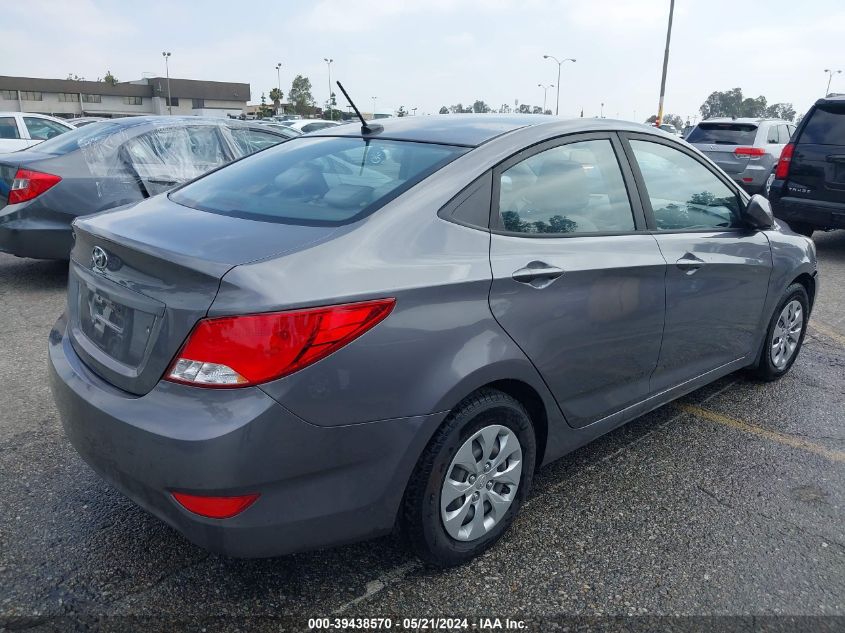 2016 Hyundai Accent Se VIN: KMHCT4AE8GU121489 Lot: 39438570