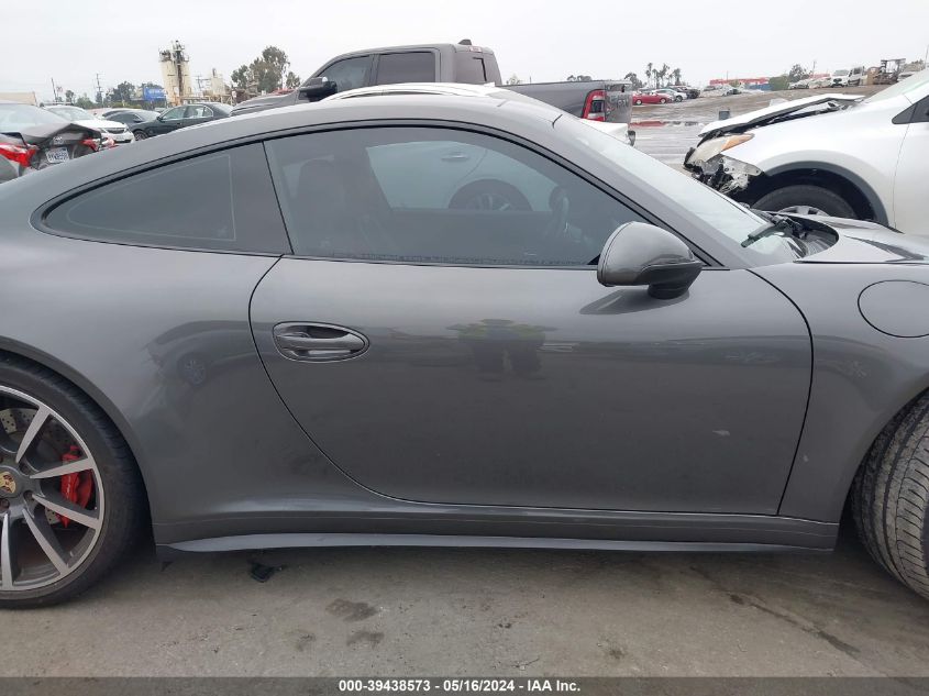 2013 Porsche 911 Carrera 4S VIN: WP0AB2A92DS120822 Lot: 39438573