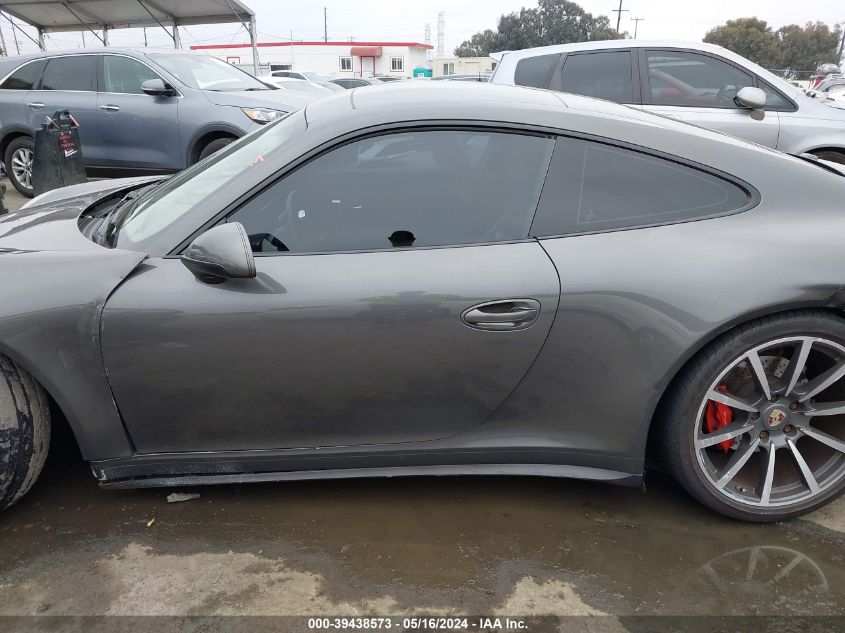 2013 Porsche 911 Carrera 4S VIN: WP0AB2A92DS120822 Lot: 39438573