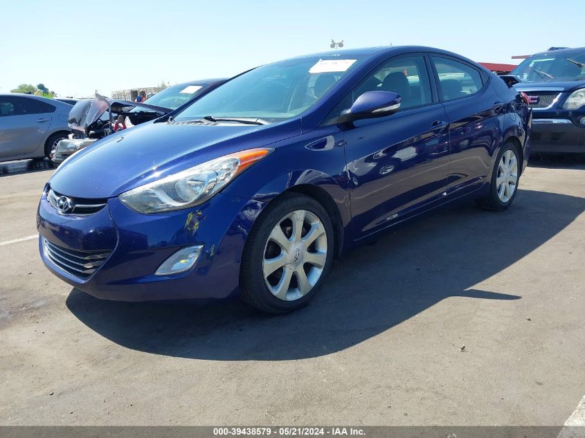 2012 Hyundai Elantra Limited VIN: 5NPDH4AE9CH103470 Lot: 39438579