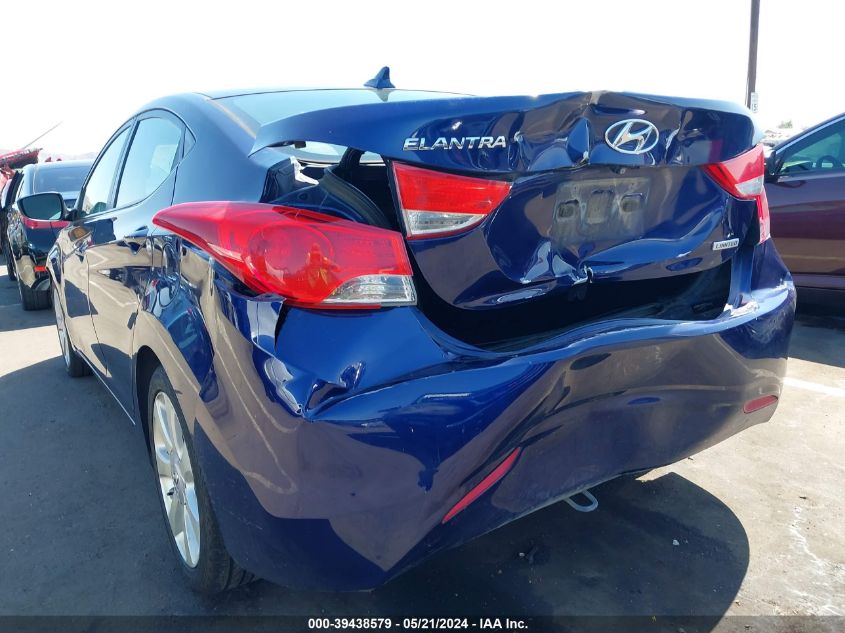 2012 Hyundai Elantra Limited VIN: 5NPDH4AE9CH103470 Lot: 39438579