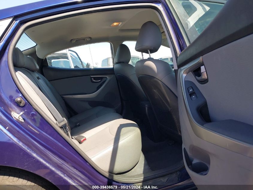 2012 Hyundai Elantra Limited VIN: 5NPDH4AE9CH103470 Lot: 39438579