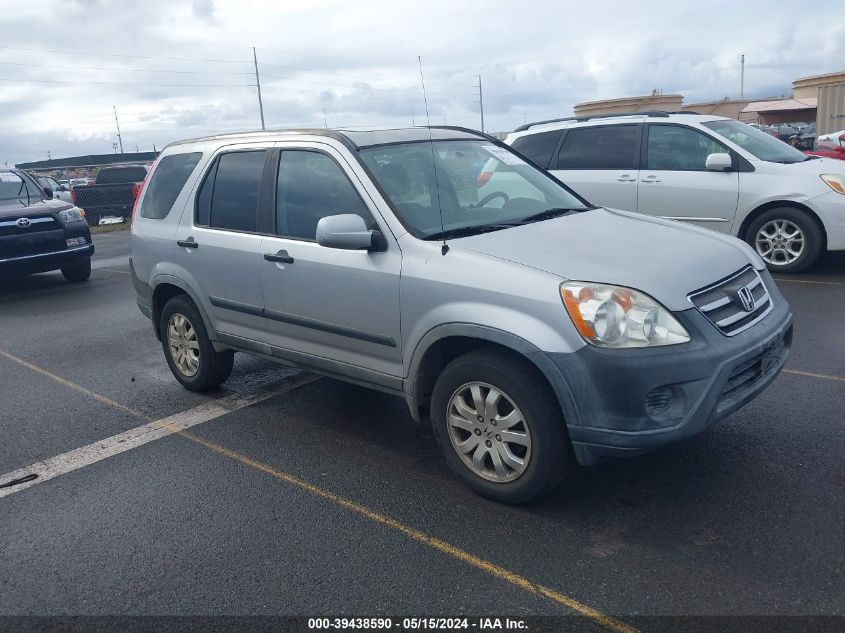 2005 Honda Cr-V Ex VIN: JHLRD78885C056839 Lot: 39438590