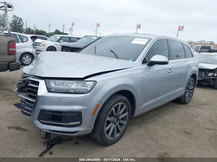 2017 Audi Q7 3.0T Premium VIN: WA1LAAF74HD018133 Lot: 39438593