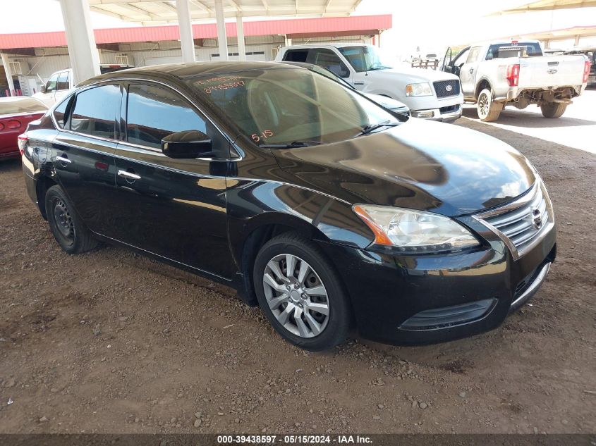 2015 Nissan Sentra S VIN: 3N1AB7AP8FY287950 Lot: 39438597