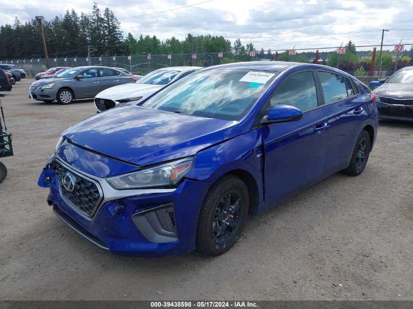 2020 Hyundai Ioniq Hybrid Blue VIN: KMHC65LC7LU235096 Lot: 39438598