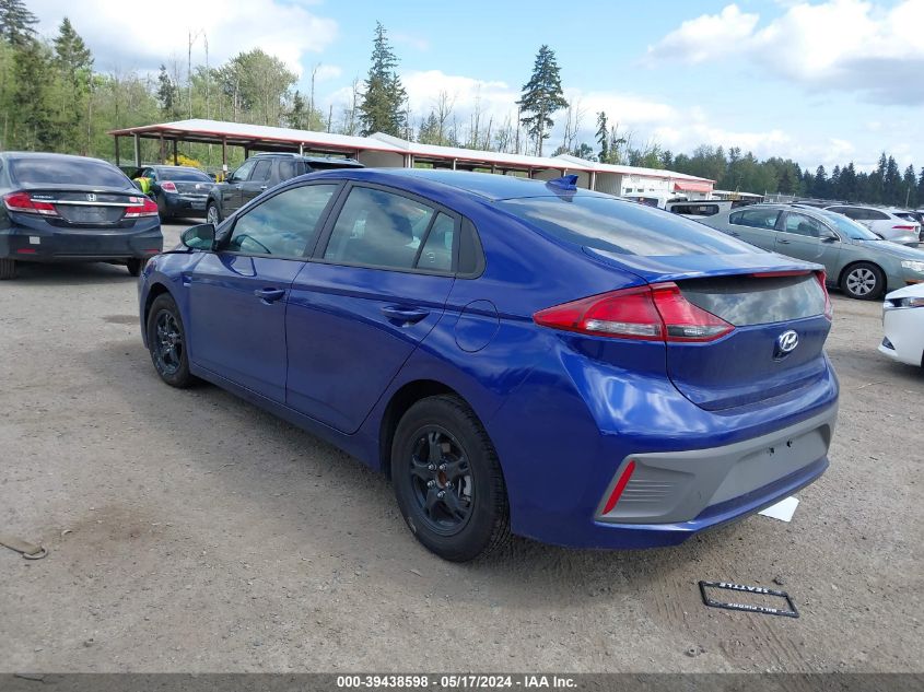 2020 Hyundai Ioniq Hybrid Blue VIN: KMHC65LC7LU235096 Lot: 39438598