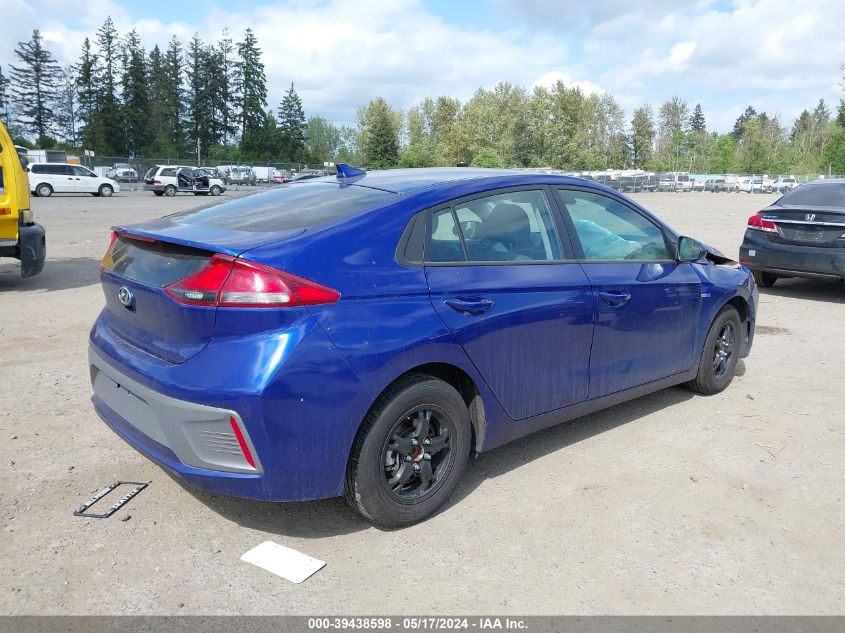 2020 Hyundai Ioniq Hybrid Blue VIN: KMHC65LC7LU235096 Lot: 39438598