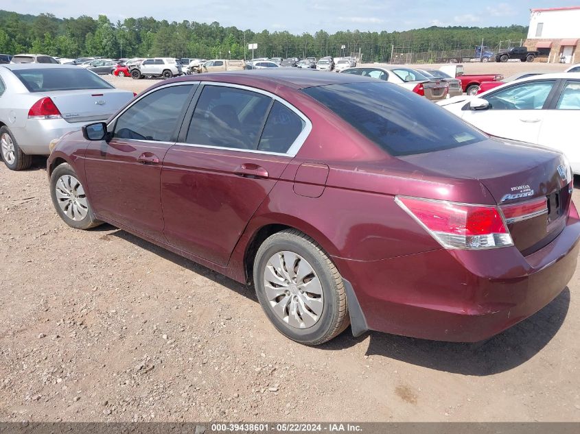 2012 Honda Accord 2.4 Lx VIN: 1HGCP2F32CA206149 Lot: 39438601