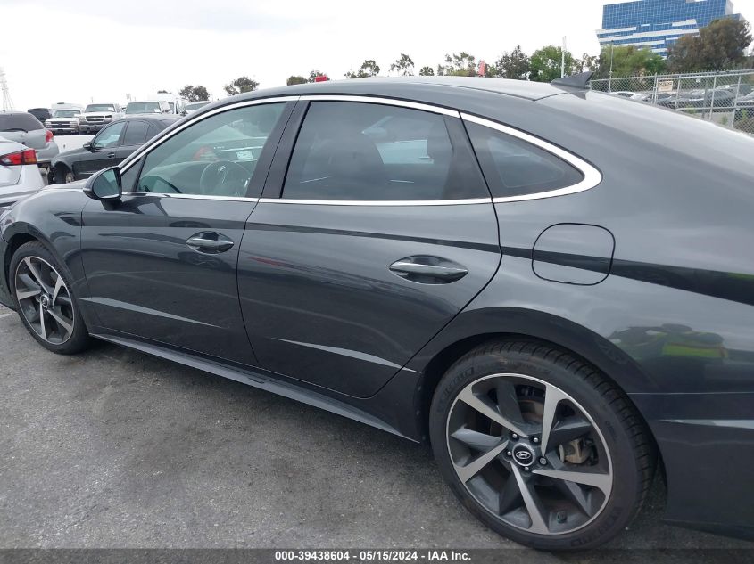 2021 Hyundai Sonata Sel Plus VIN: 5NPEJ4J21MH116066 Lot: 39438604