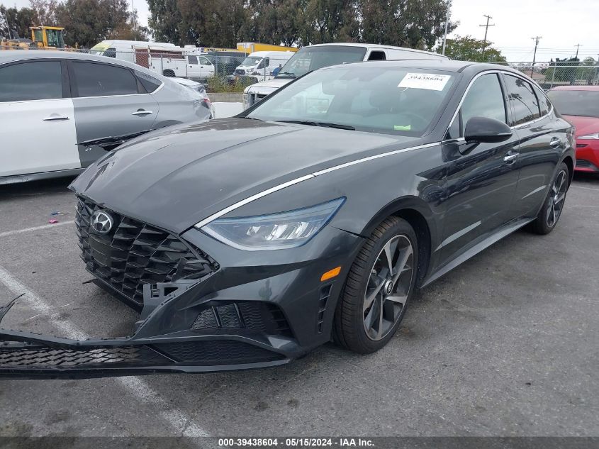 2021 Hyundai Sonata Sel Plus VIN: 5NPEJ4J21MH116066 Lot: 39438604