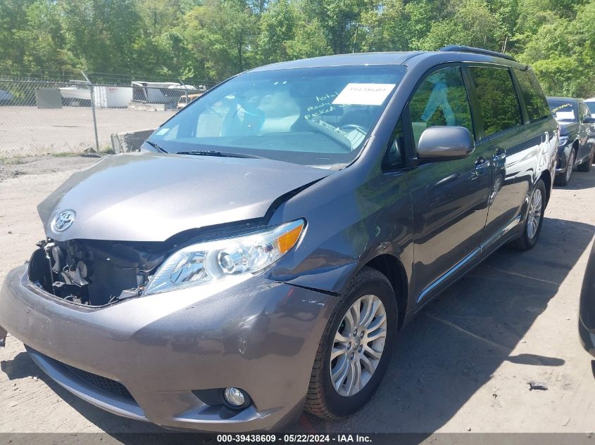 2017 Toyota Sienna Xle 8 Passenger VIN: 5TDYZ3DCXHS783674 Lot: 39438609