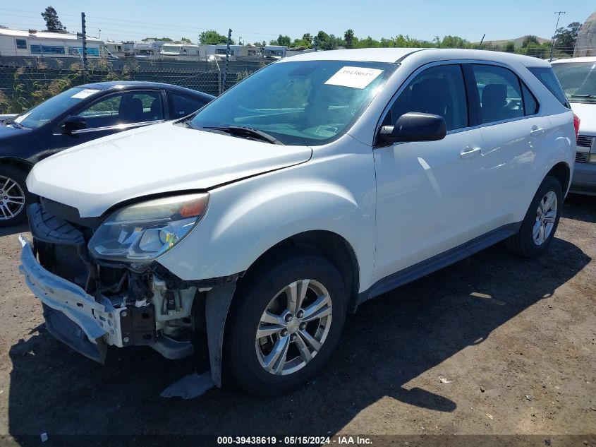 2016 Chevrolet Equinox L VIN: 2GNALBEK1G1108649 Lot: 39438619