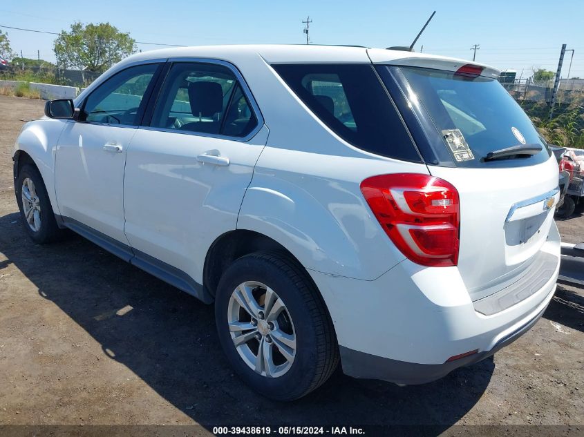 2016 CHEVROLET EQUINOX L - 2GNALBEK1G1108649