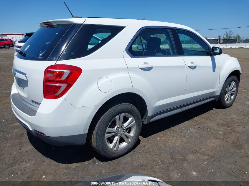 2016 CHEVROLET EQUINOX L - 2GNALBEK1G1108649