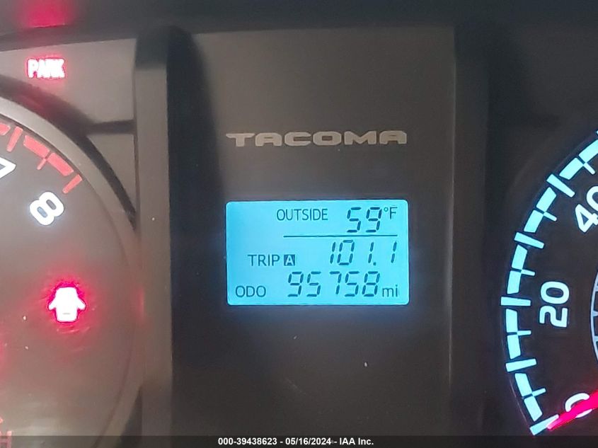 2016 Toyota Tacoma Sr VIN: 5TFSX5EN7GX043208 Lot: 39438623