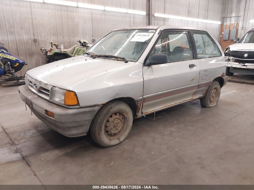 1990 Ford Festiva Lx VIN: KNJPT07H7L6102380 Lot: 39438626