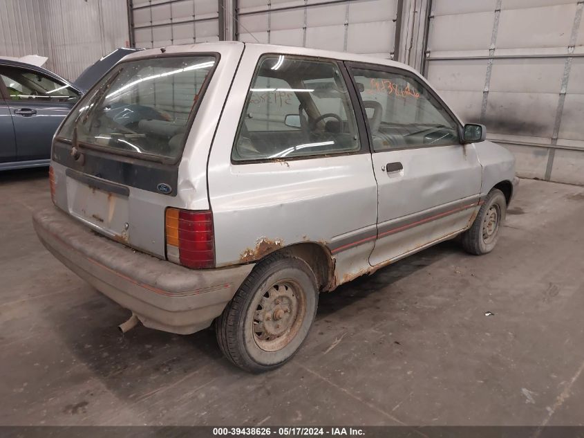 1990 Ford Festiva Lx VIN: KNJPT07H7L6102380 Lot: 39438626