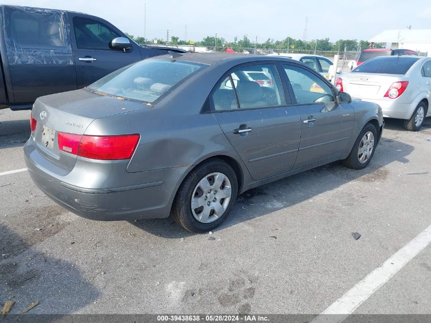 2010 Hyundai Sonata Gls VIN: 5NPET4AC0AH605766 Lot: 39438638