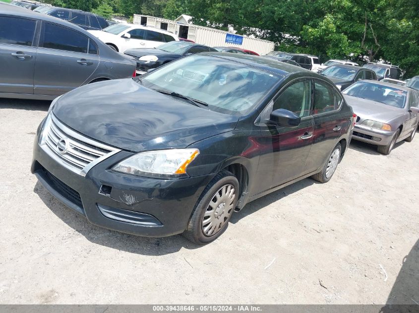 2014 Nissan Sentra Sv VIN: 3N1AB7AP3EL675065 Lot: 39438646