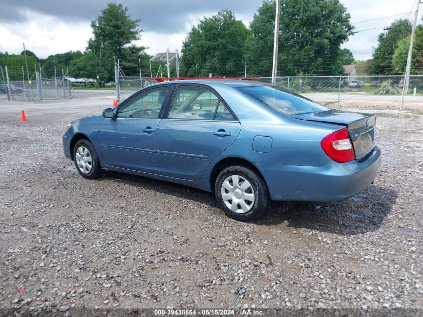 2002 Toyota Camry Le VIN: 4T1BE32K52U537979 Lot: 39438654