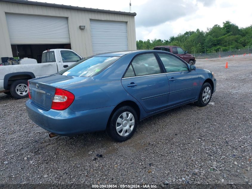 2002 Toyota Camry Le VIN: 4T1BE32K52U537979 Lot: 39438654