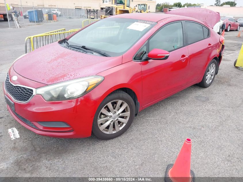 2014 Kia Forte Lx VIN: KNAFX4A6XE5079071 Lot: 39438660