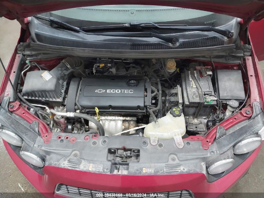 2012 Chevrolet Sonic 2Lz VIN: 1G1JE6SH9C4126388 Lot: 39438668