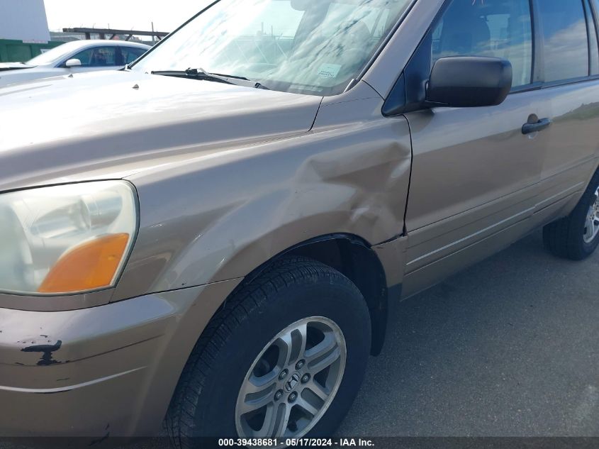 2004 Honda Pilot Ex-L VIN: 2HKYF18574H531440 Lot: 39438681