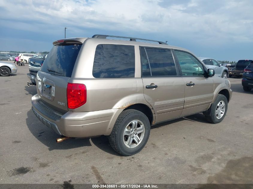 2004 Honda Pilot Ex-L VIN: 2HKYF18574H531440 Lot: 39438681