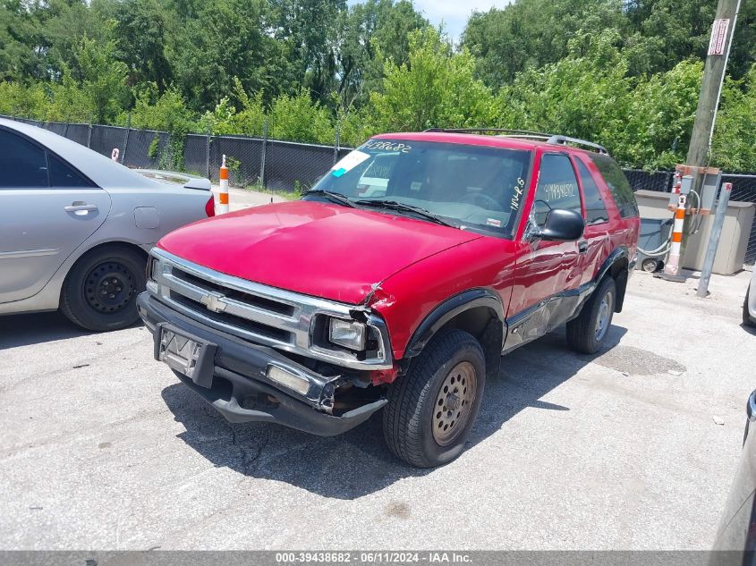 1995 Chevrolet Blazer VIN: 1GNCT18W3S2197411 Lot: 39438682