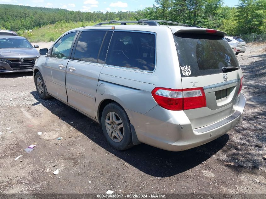 2005 Honda Odyssey Touring VIN: 5FNRL388X5B109469 Lot: 39438917