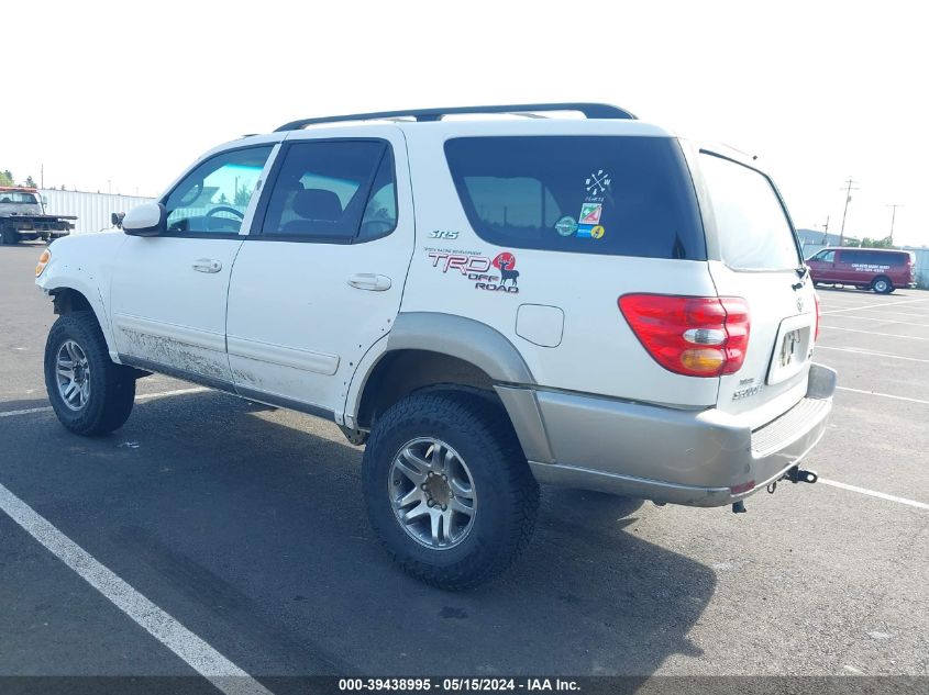 2004 Toyota Sequoia Sr5 V8 VIN: 5TDBT44A34S212257 Lot: 39438995