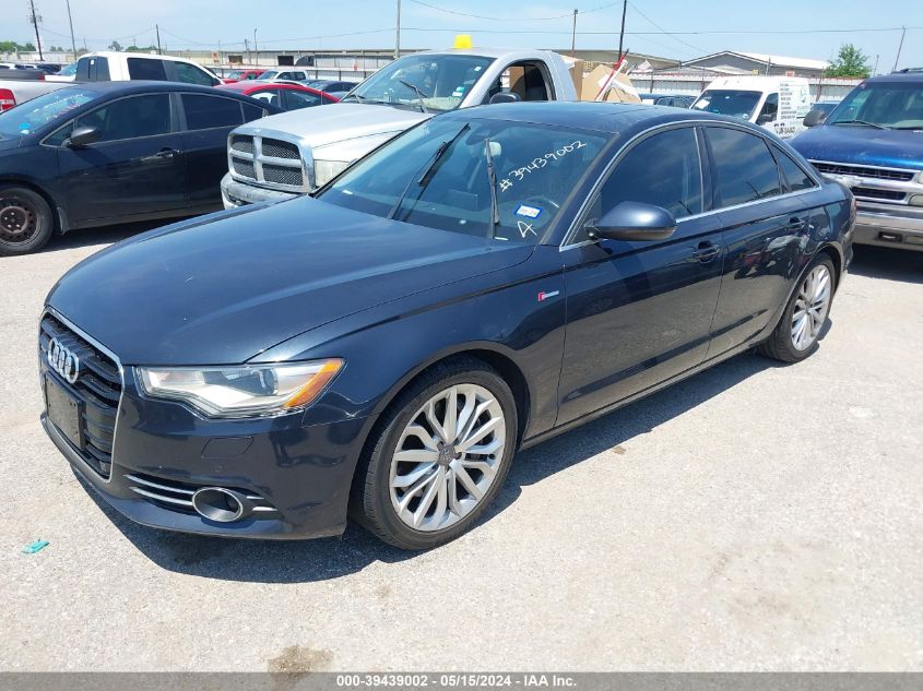 2012 Audi A6 3.0 Premium VIN: WAUGGAFC7CN065952 Lot: 39439002