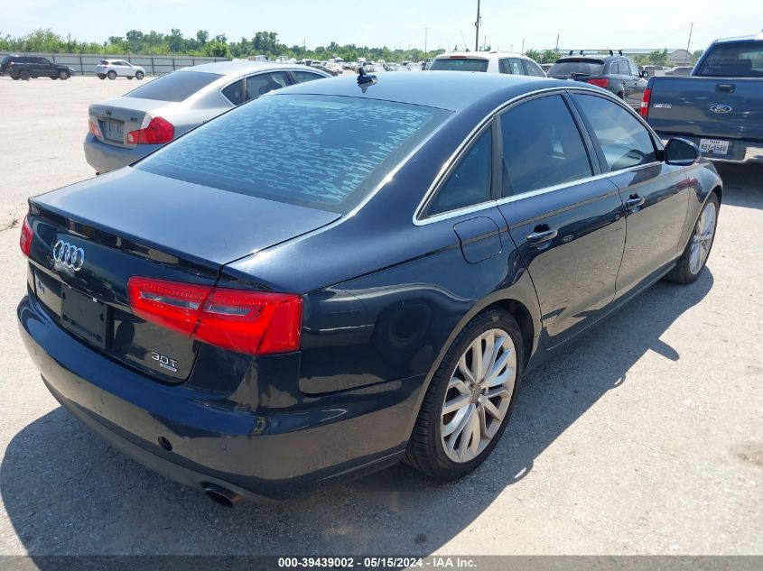 2012 Audi A6 3.0 Premium VIN: WAUGGAFC7CN065952 Lot: 39439002