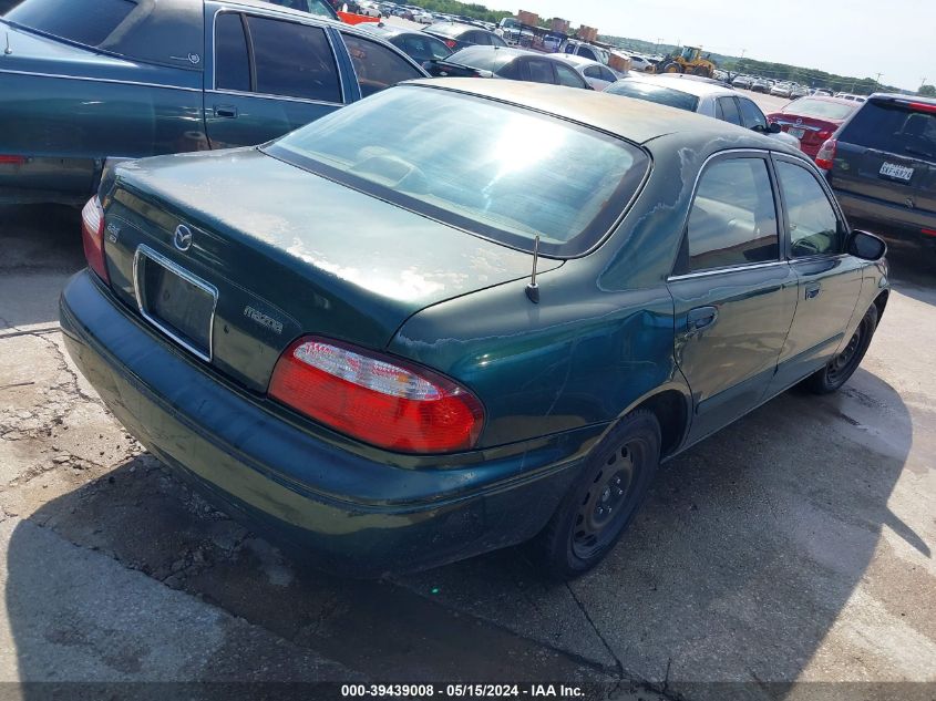 1999 Mazda 626 Es V6/Lx (V6) VIN: 1YVGF22DXX5845468 Lot: 39439008