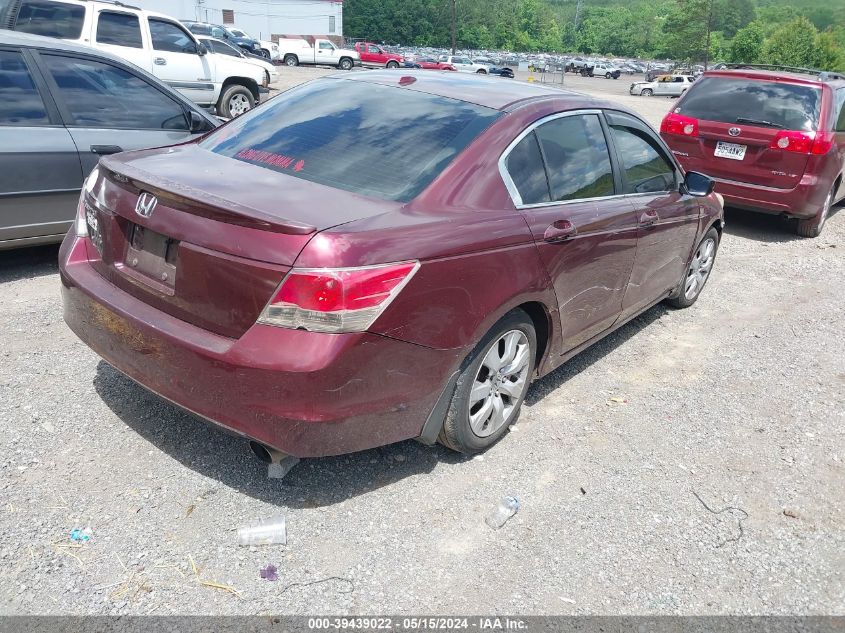 2010 Honda Accord 2.4 Ex-L VIN: 1HGCP2F84AA077680 Lot: 39439022