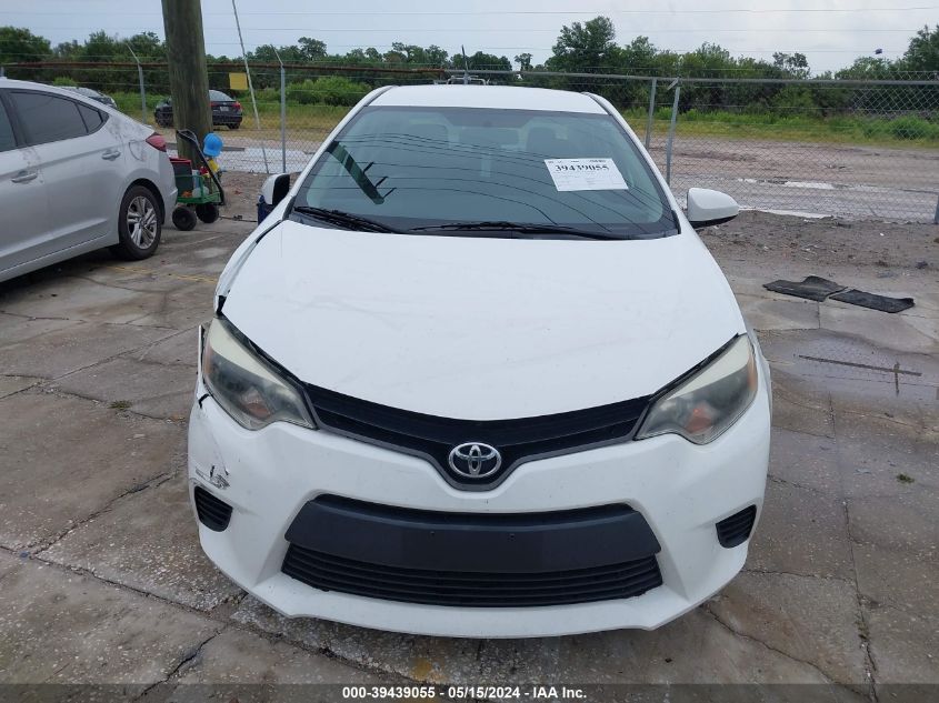 2014 Toyota Corolla L VIN: 5YFBURHE5EP033784 Lot: 39439055