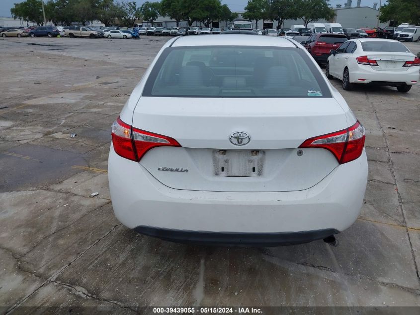 2014 Toyota Corolla L VIN: 5YFBURHE5EP033784 Lot: 39439055