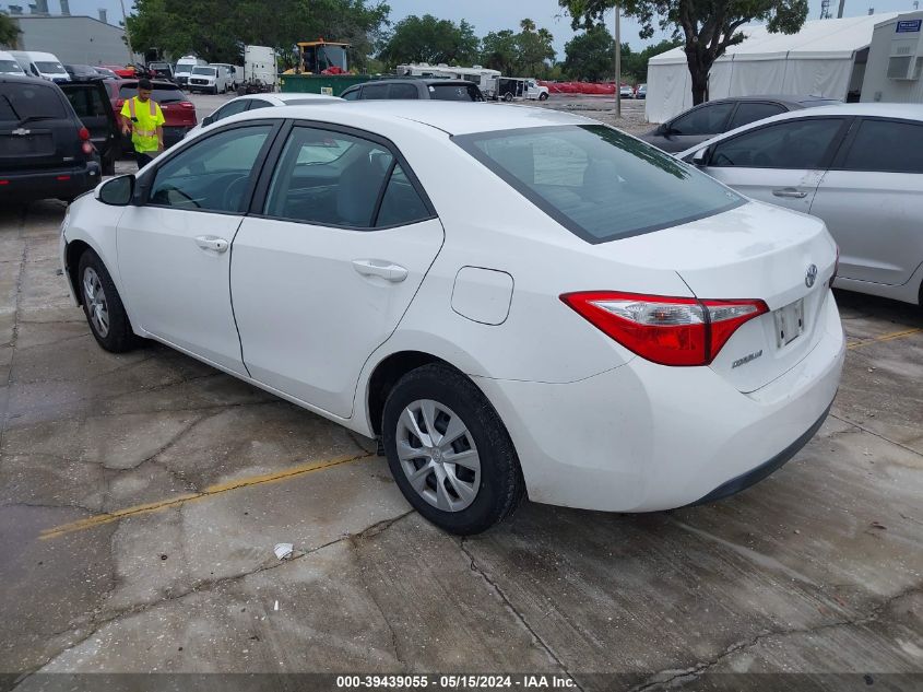 2014 Toyota Corolla L VIN: 5YFBURHE5EP033784 Lot: 39439055