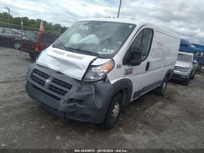 2016 Ram Promaster 1500 Low Roof VIN: 3C6TRVAG4GE112773 Lot: 39439070