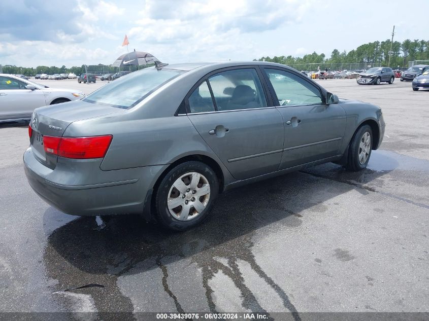 2009 Hyundai Sonata Gls VIN: 5NPET46C99H572710 Lot: 39439076