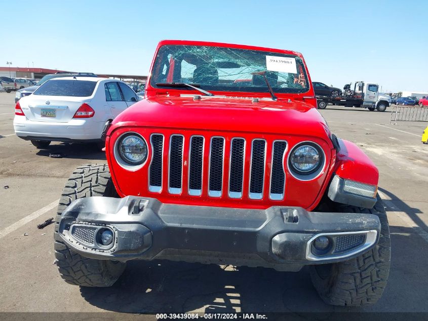 2019 Jeep Wrangler Unlimited Sahara 4X4 VIN: 1C4HJXEN0KW586048 Lot: 39439084