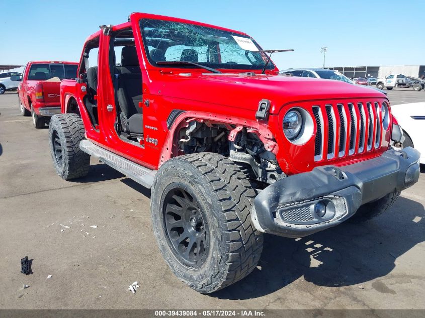 2019 Jeep Wrangler Unlimited Sahara 4X4 VIN: 1C4HJXEN0KW586048 Lot: 39439084